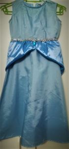 Kids Costumes to Hire - Blue dress with blue gem - GIRL